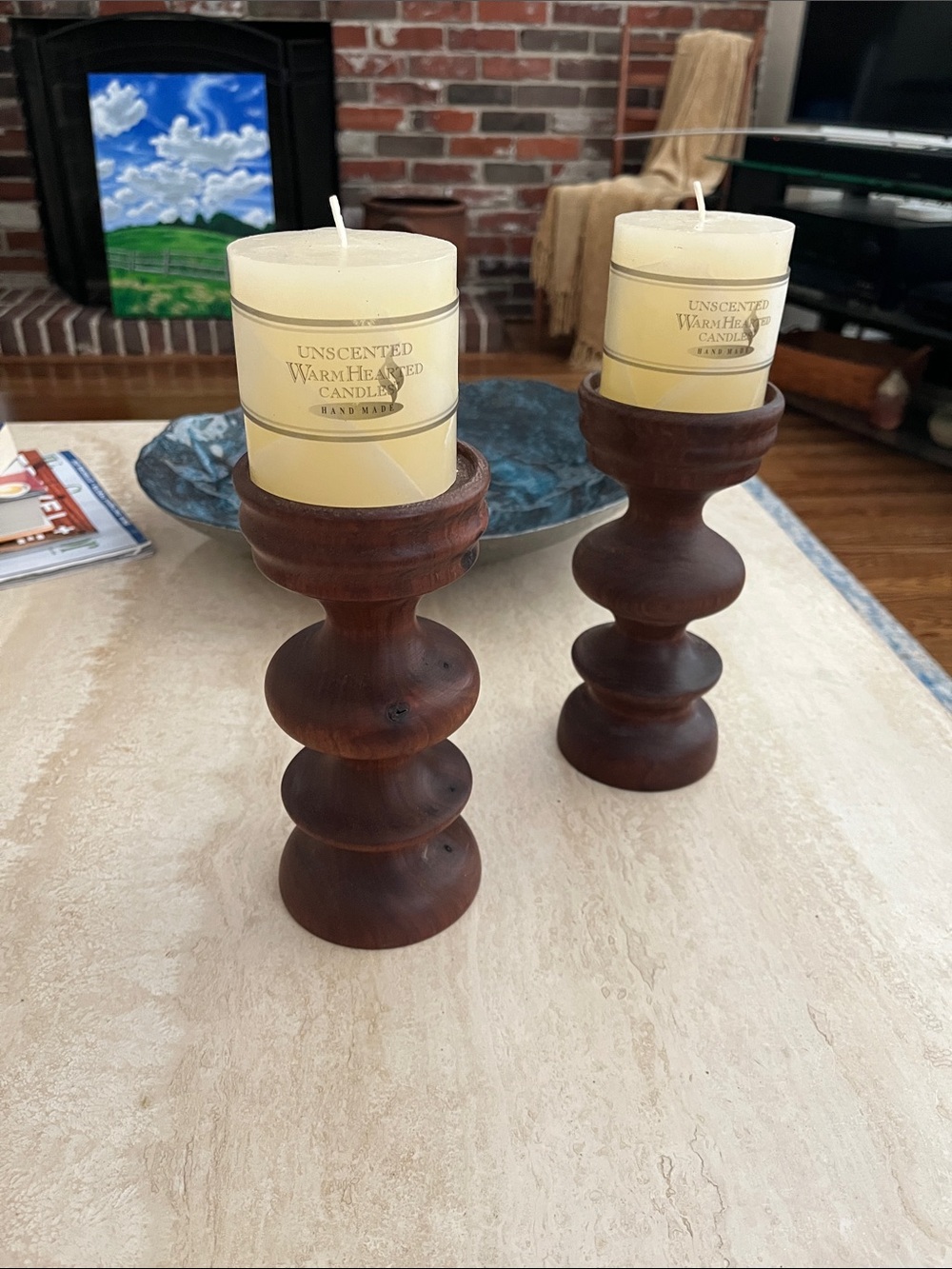 Handmade Wooden Candlesticks